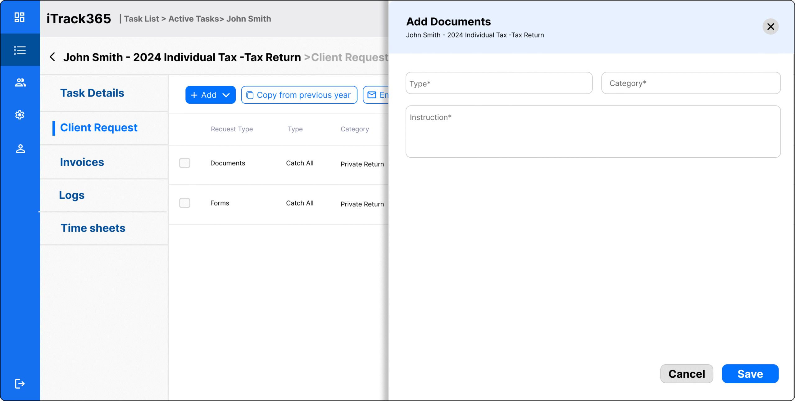 Client Request _ Add documents